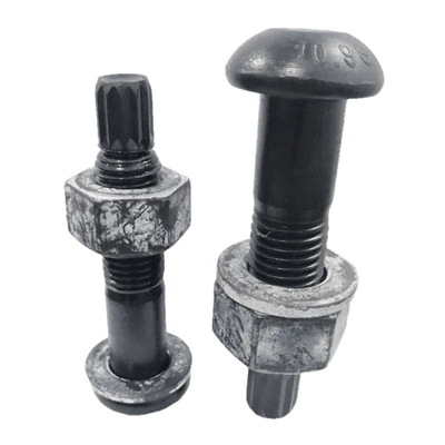 GB3632 Sets Of Torshear Type High Strength Bolt Hexagon Nut And Plain Washer For Steel Structures